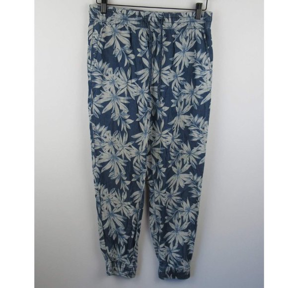 Tinsel Pants - Tinsel Floral Tropical Lyocell Pants sz S